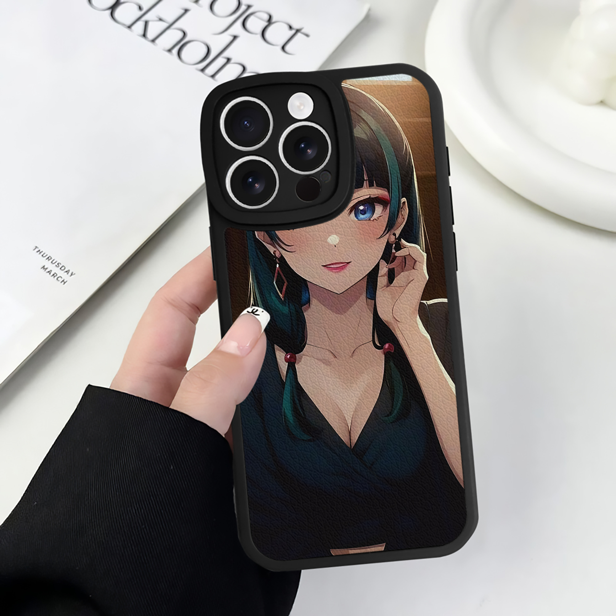 薬屋のひとりごと The Apothecary Diaries 【iPhone 16シリーズ対応】シリコンスマホケース（レザー調） 材質：シリコン
